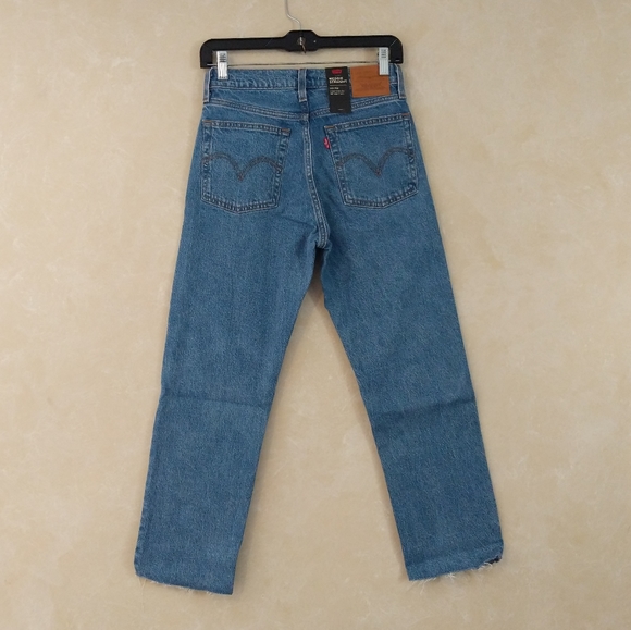 Levi's Wedgie Straight Jeans Jazz Wave - Picture 3 of 6